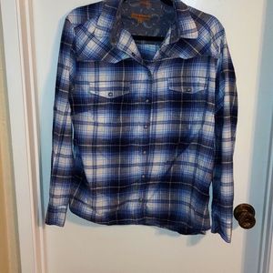 Jack's Girlfriend large women's flannel shirt